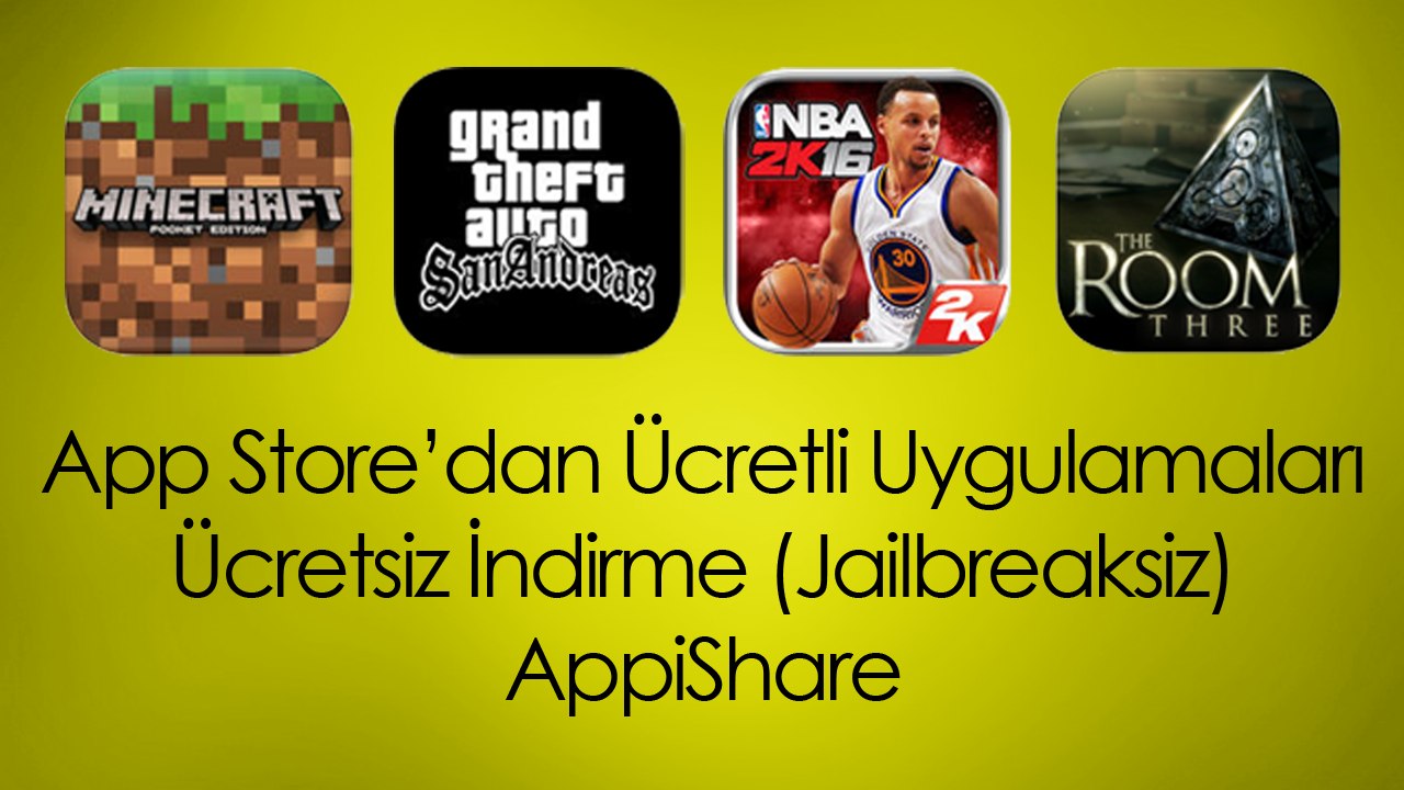 App Store'dan Ücretli Uygulamaları Ücretsiz İndirmek [Jailbreaksiz] AppiShare