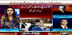 Dr. Shahid Masood & Arshad Sharif Analysis on Khursheed Shah's Statement