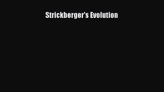 Read Strickberger's Evolution PDF Online