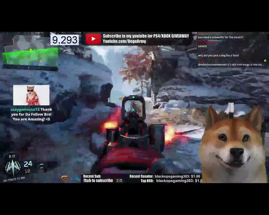 F*cking DOG playing CoD: BO3