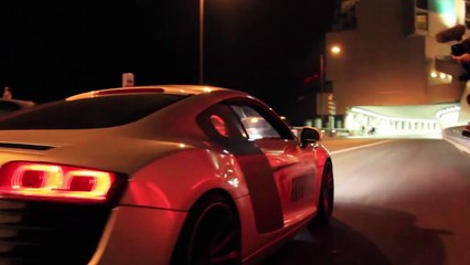 Akrapovic Audi R8 V8 Test Driving