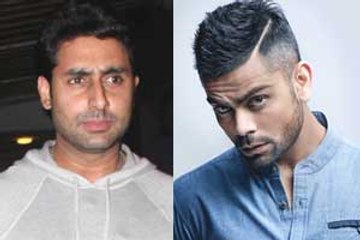 Celebrities and Cricketers come for a charity football match