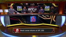 Brock Lesnar is returning to the Octagon