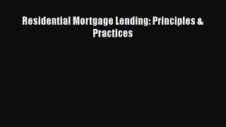 READbook Residential Mortgage Lending: Principles & Practices FREEBOOOKONLINE