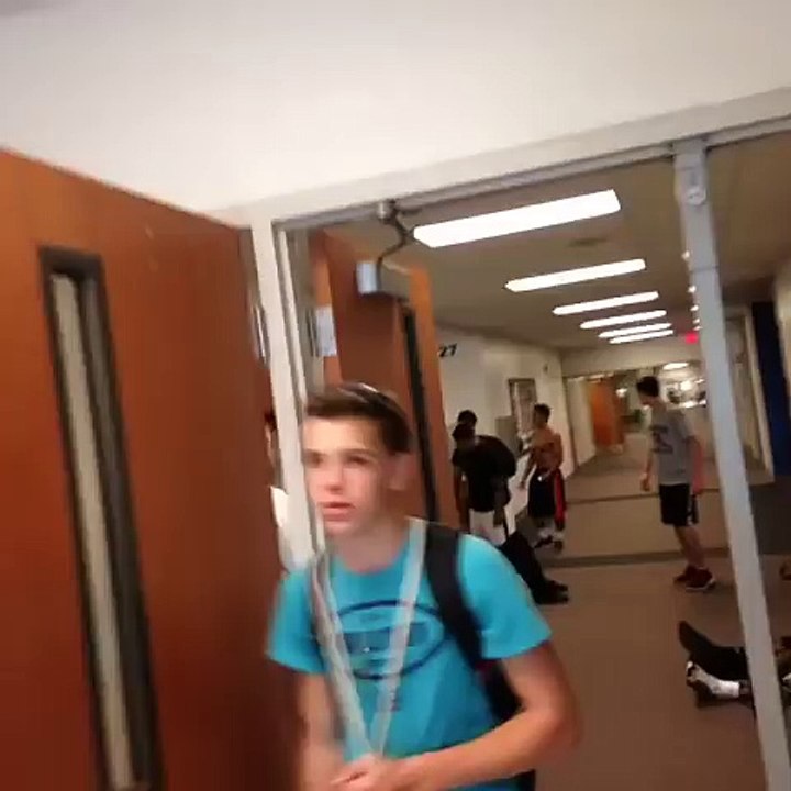 Kid Purposefully Knocks Himself Out on Doorway