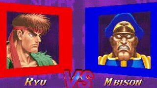 Super Street Fighter 2 Turbo - Ryu vs Último Chefe