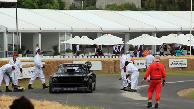 Ken Block 845 HP Hoonicorn Mustang Show Off Driving