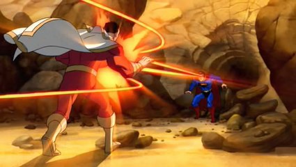 Superman e Batman Vs Gavião Negro e Shazam (Capitão Marvel)