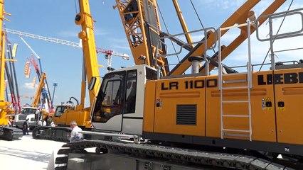 Cho thuê xe cẩu bánh xích Liebherr LR 1100