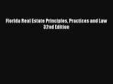FREE DOWNLOAD Florida Real Estate Principles Practices and Law 32nd Edition DOWNLOAD ONLINE