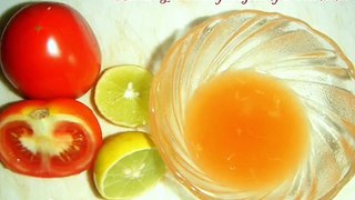 Tomato lemon face pack for dark skin - summer special