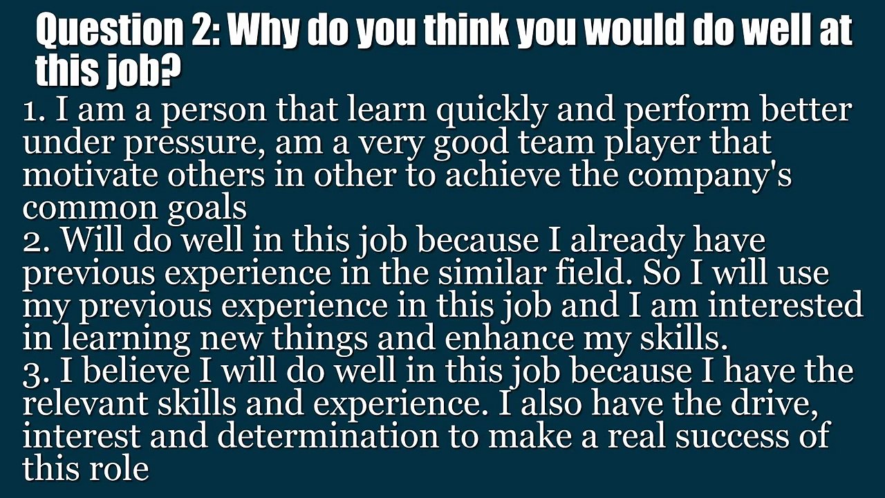 Credit officer interview questions and answers