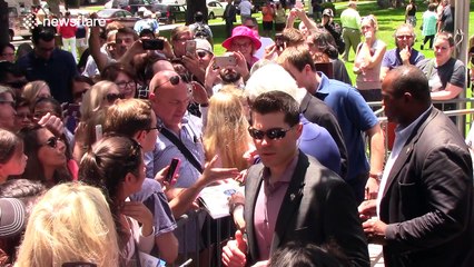 Bill Clinton campaigns for wife Hillary in California, USA