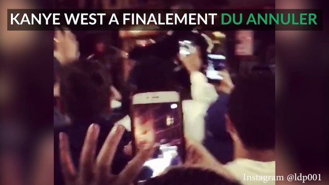 Kanye West veut faire un concert surprise... et crée le chaos