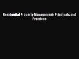 READbook Residential Property Management: Principals and Practices BOOK ONLINE