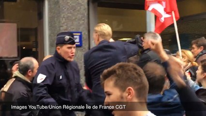 Emmanuel Macron fortement chahuté à La Poste de Montreuil