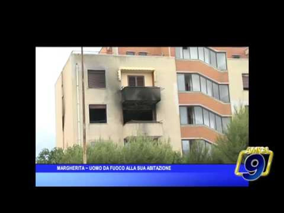 Margherita di Savoia |   Uomo dà fuoco alla propria casa