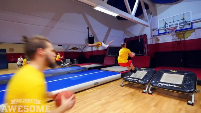 Extreme basketball dunks by the Dunking Devils! People are Awesome