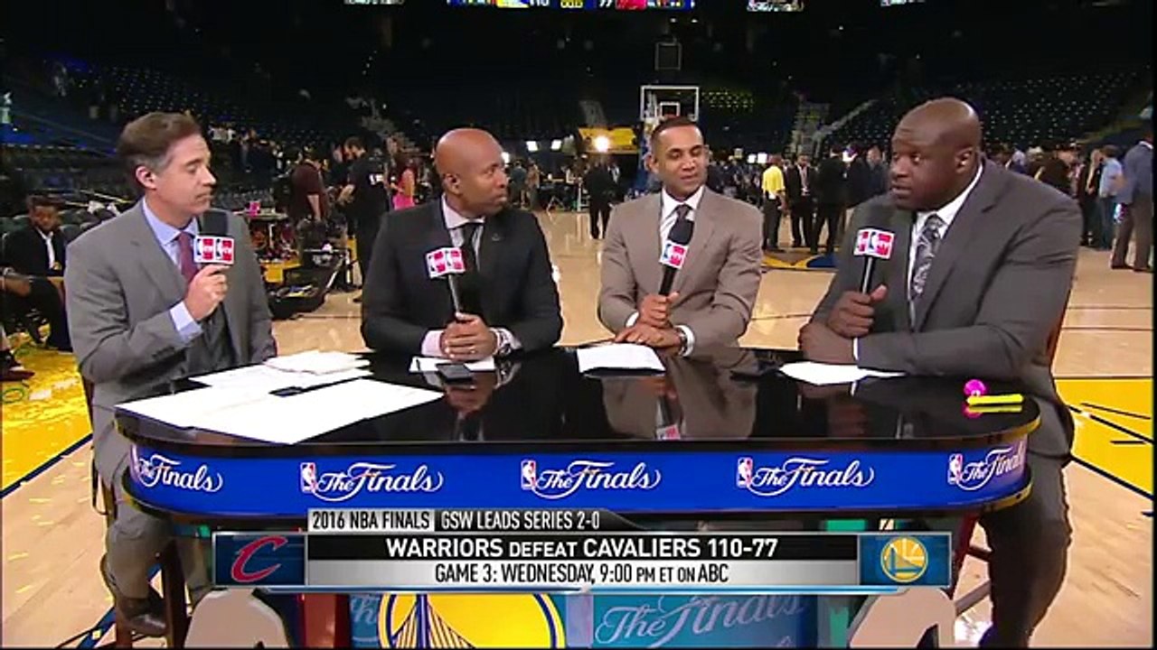 Game Time Shaq on Coming Back Down 0-2 - Jun 5, 2016 - 2016 NBA Finals