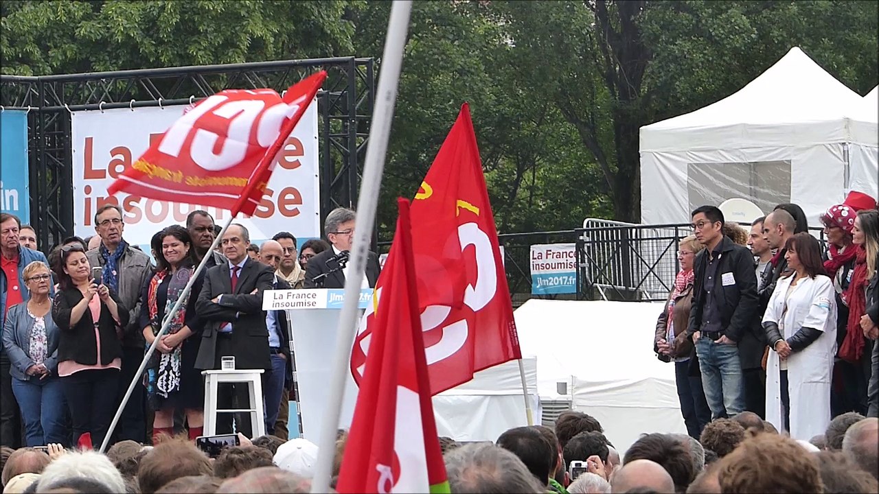 La France insoumise, final du meeting  5 juin 2016
