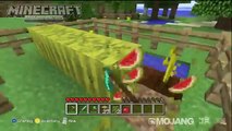 Minecraft  Xbox 360 1.8.2 New Food Gameplay!