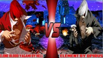 [Mugen - KOF] Clone Blood Yagami (HELL) vs. Element (Opirus)