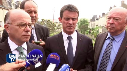 Valls à Montargis sur les inondations: "Le temps le plus difficile vient maintenant"
