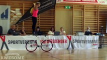 Incredible Artistic Cycling Tricks!   People are Awesome