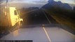 Truck Driver Films Terrifying Near Miss With Overtaking Car