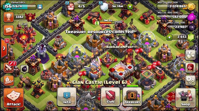 Clash of Clans MASS MINER GAMEPLAY X48 Clash Royale Miner in CoC