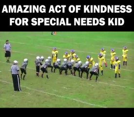 An Amazing Act Of Kindness For a Special Needs Kid!