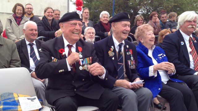 L'hommage des écoliers aux vétérans