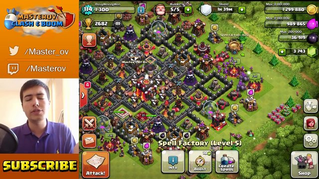 Clash Of Clans ATTACKING THE TOP PLAYER IN WAR! Epic Live Clash Of Clans! - #clashofclans