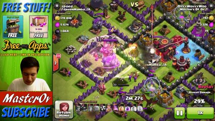 Clash Of Clans    BEST NEW ATTACK STRATEGY - PoV!    Epic Attacks Raiding TH10 Bases!