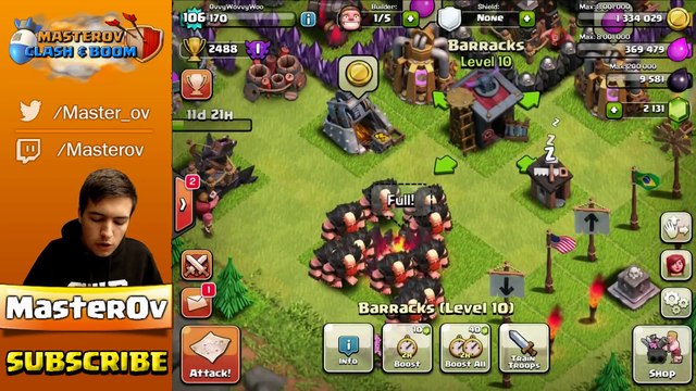 Clash Of Clans Golem Or Giant! Best Attack Strategy Gowipe Gowiwi Guide Tactic