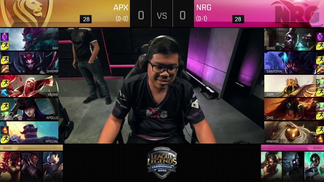 2016 NA LCS Summer - Group Stage - W1D2: Apex Gaming vs NRG eSports (Game 1)