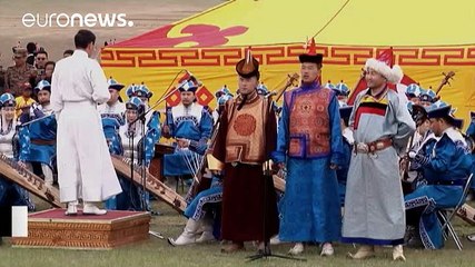 Kerry attends "naadam" competition in Mongolia