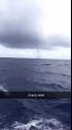 Waterspout Seen From Close Range Off Miami Beach, Florida