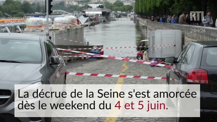 Les images de la crue spectaculaire de la Seine à Paris