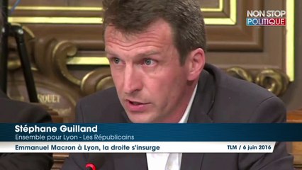 Emmanuel Macron à Lyon : la droite accuse le maire, Gérard Collomb, d'avoir déguisé un meeting en visite ministérielle