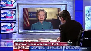 Hillary Clinton on Guns on This Week June 5, 2016