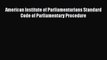 [Download] American Institute of Parliamentarians Standard Code of Parliamentary Procedure
