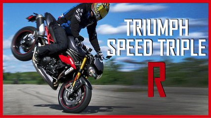 Speed Triple R : Triumph fait aussi des motos pour HOMMES