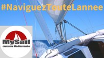 Voilier Opale en navigation dans le Languedoc Roussillon - Hanse 385 sailing in west France