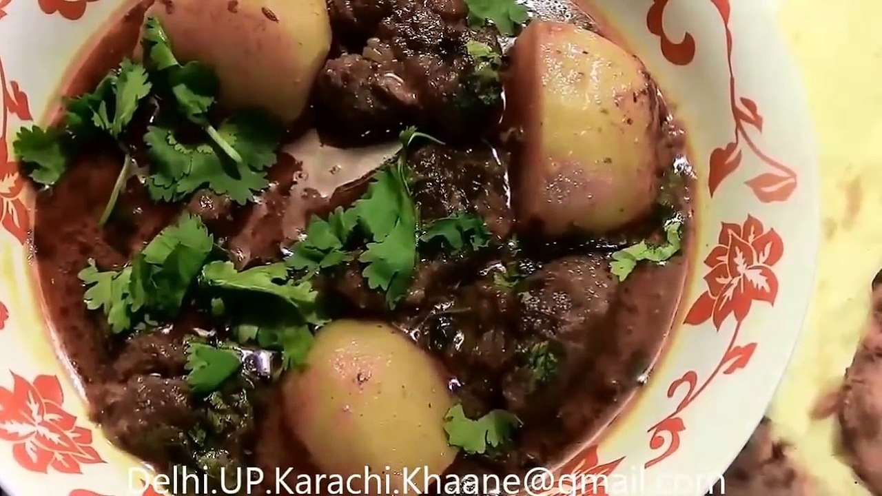 Aloo Gosht    Authentic    Restaurant Style