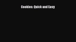 Read Cookies: Quick and Easy Ebook Free