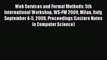 Download Web Services and Formal Methods: 5th International Workshop WS-FM 2008 Milan Italy