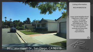 8657 Warmwell Dr., San Diego, CA 92119