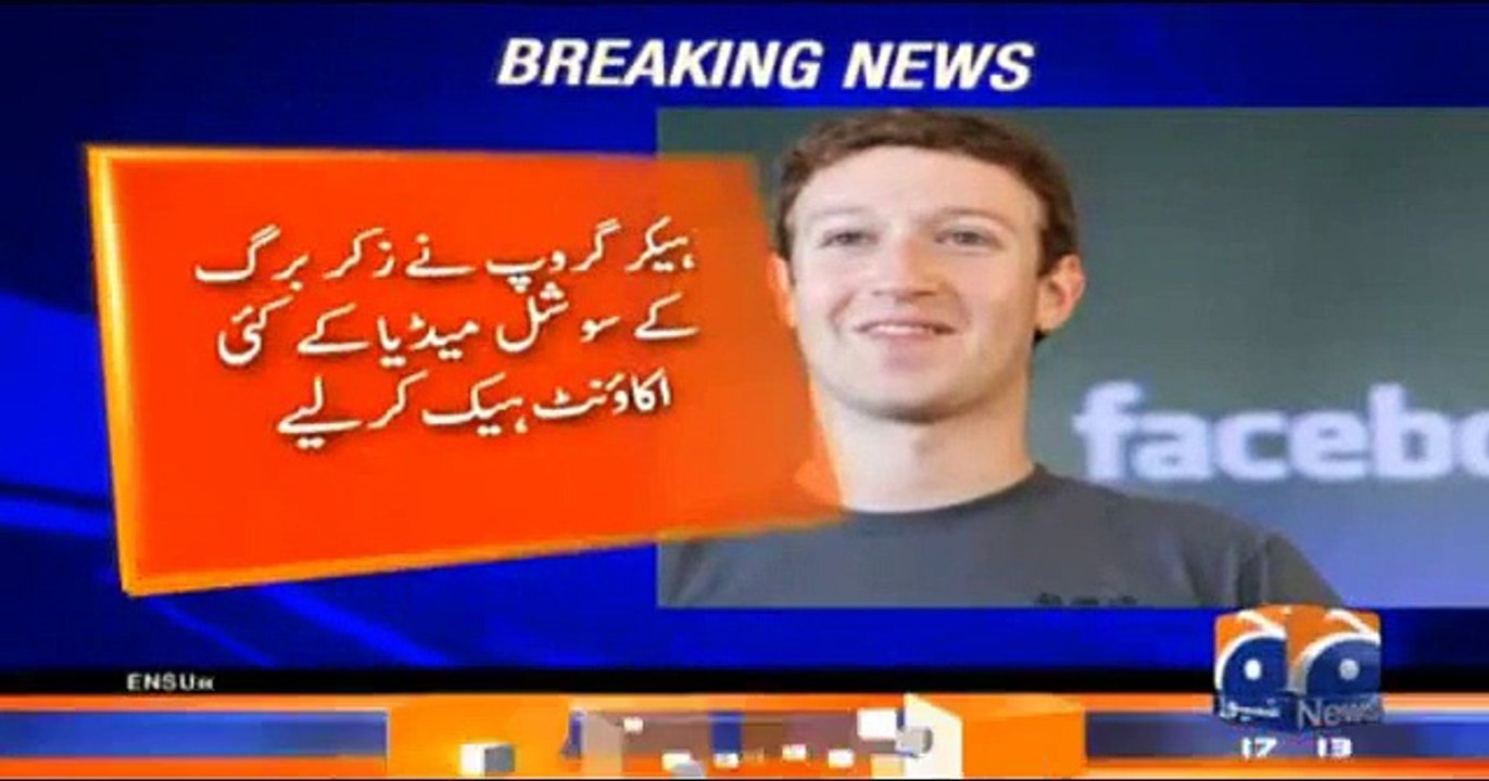 Mark Zuckerberg Twitter And linkedin Account Hacked By Hackers