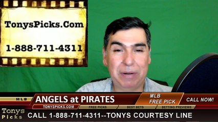 LA Angels vs. Pittsburgh Pirates Pick Prediction MLB Baseball Odds Preview 6-5-2016